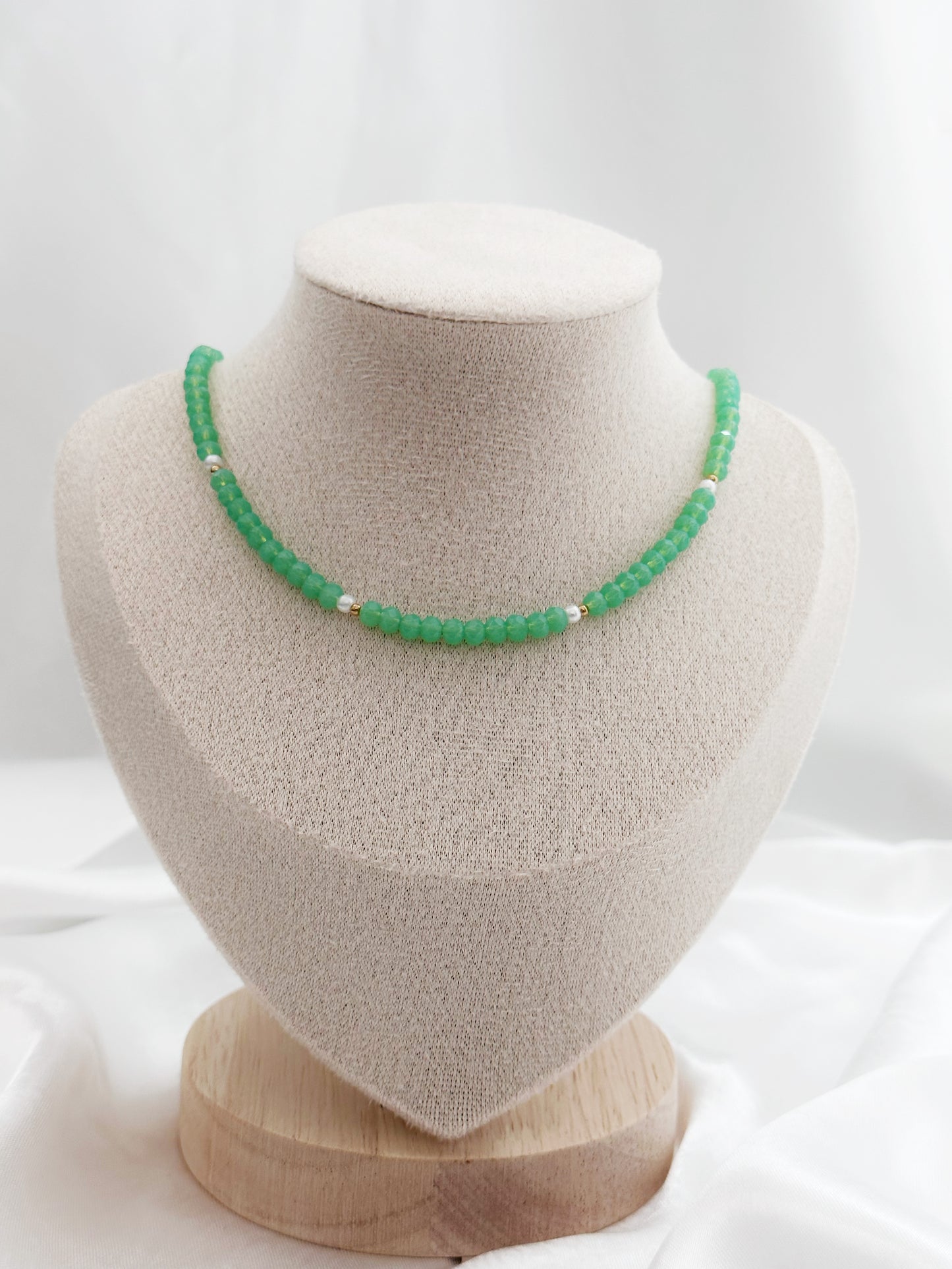 Celestial Glow - Kristallperlenkette