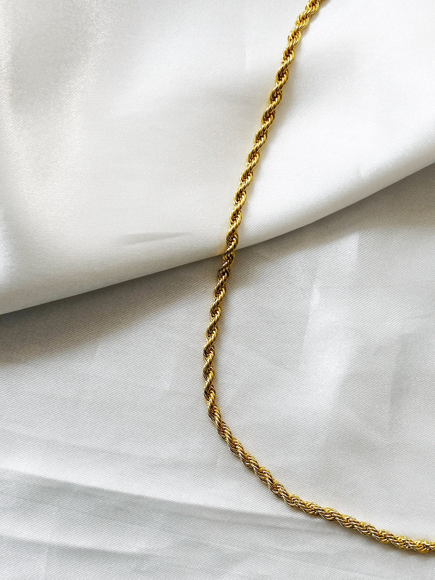 Goldene Helix Fusion Halskette