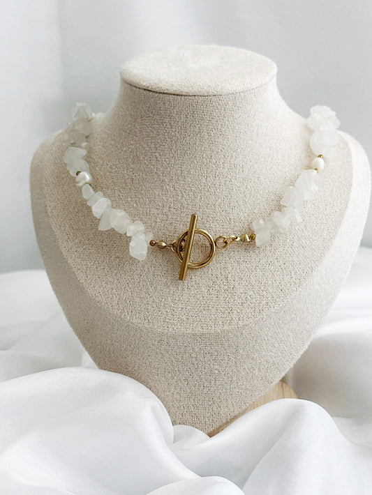 Moonstone Pearl - Halskette