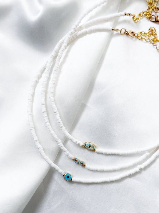 FimoGlow - Nazar & Infinity Charm Kette