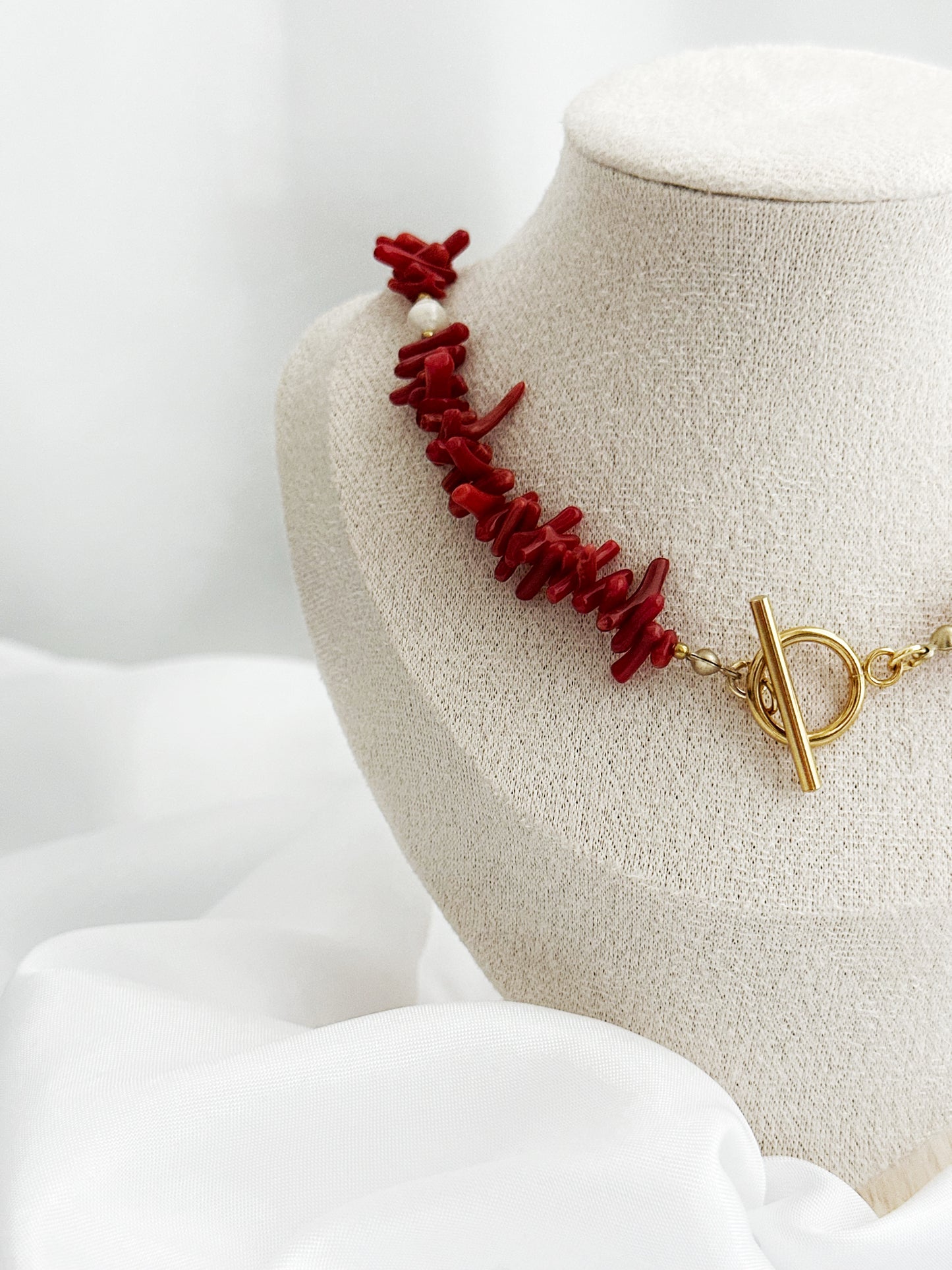 Coral Glow - Halskette