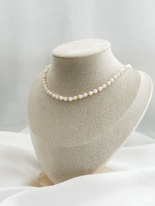 Peach Pearl – Halskette
