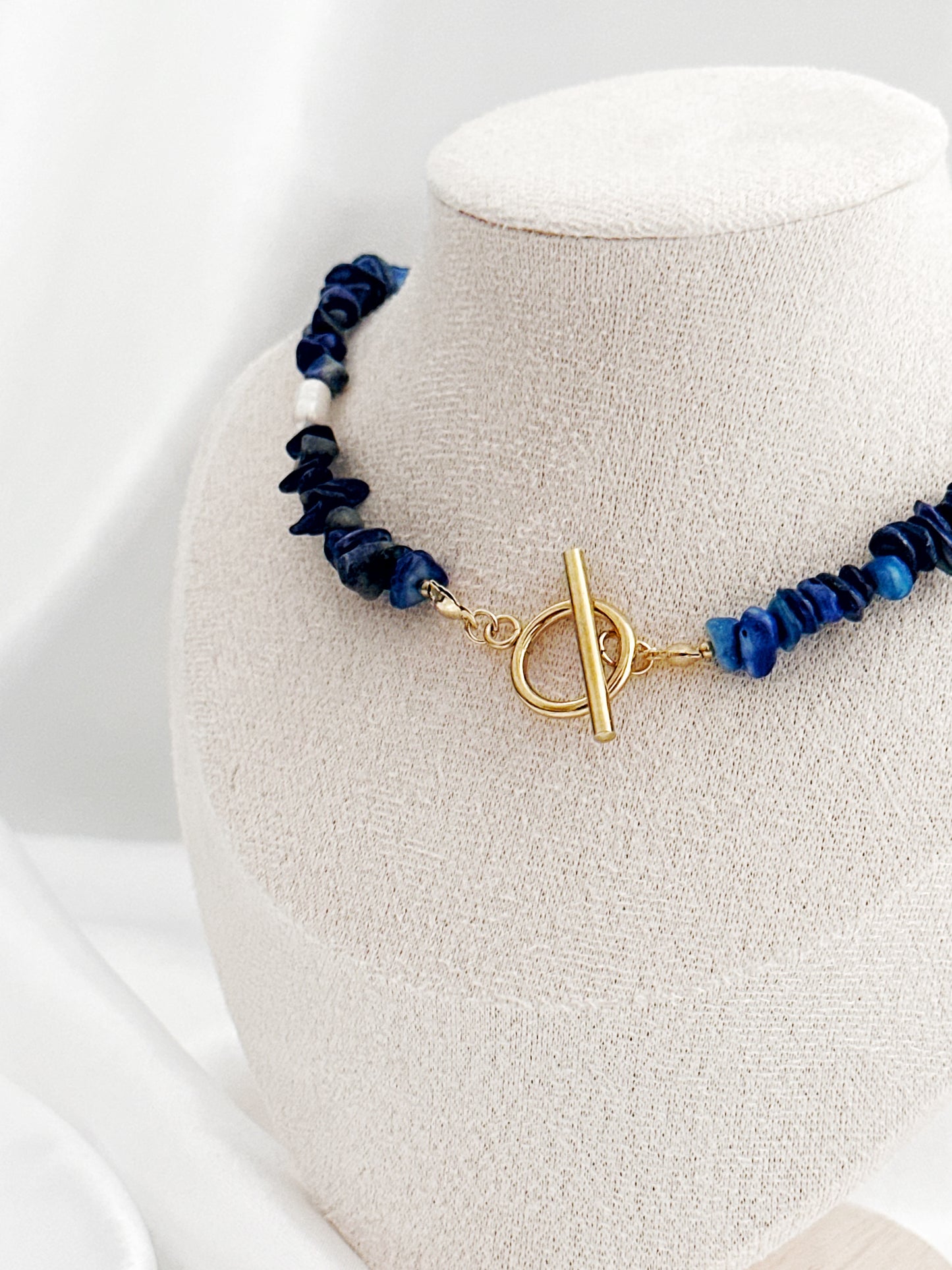 Azura - Lapislazuli Splitterkette