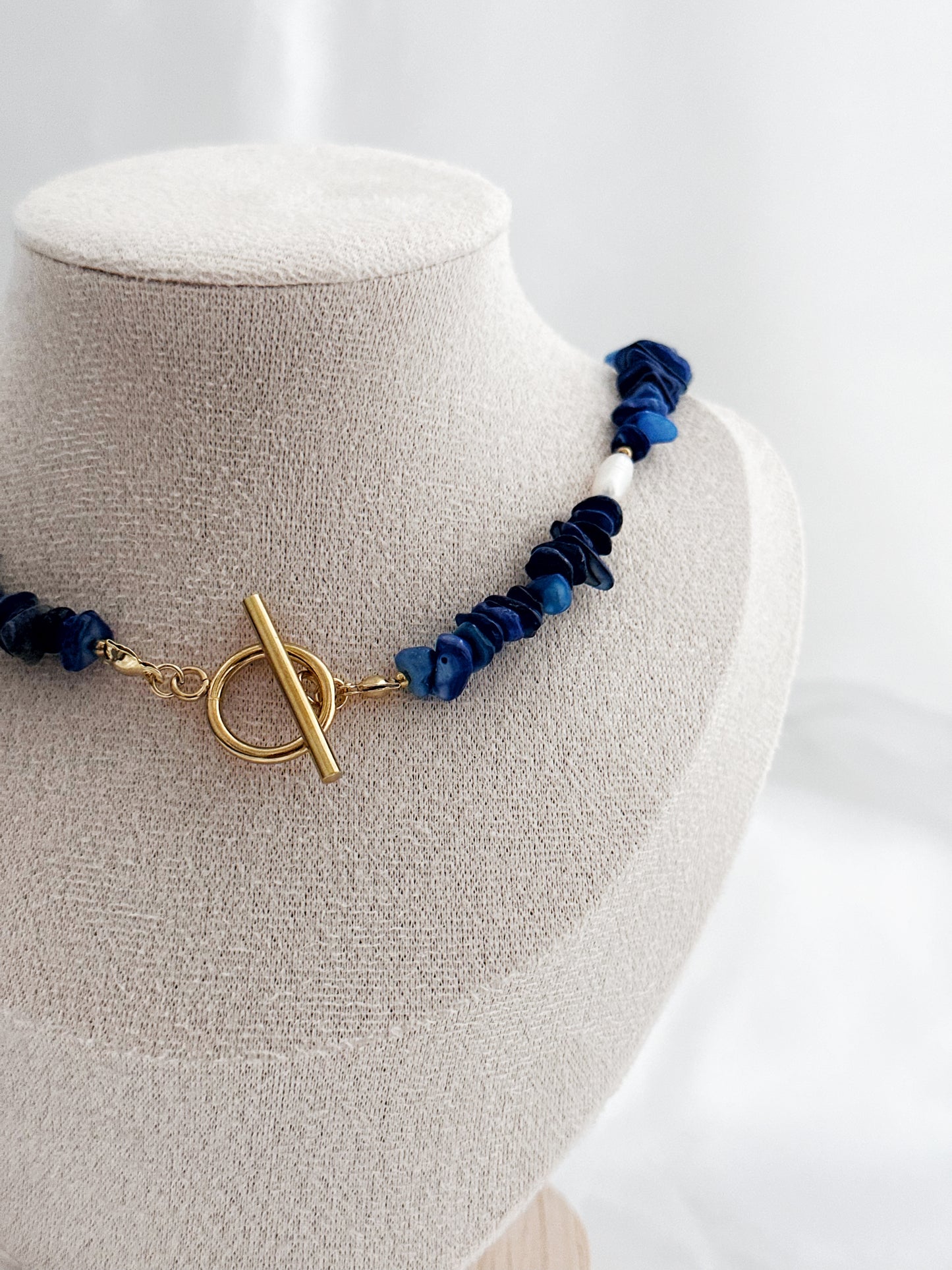 Azura - Lapislazuli Splitterkette