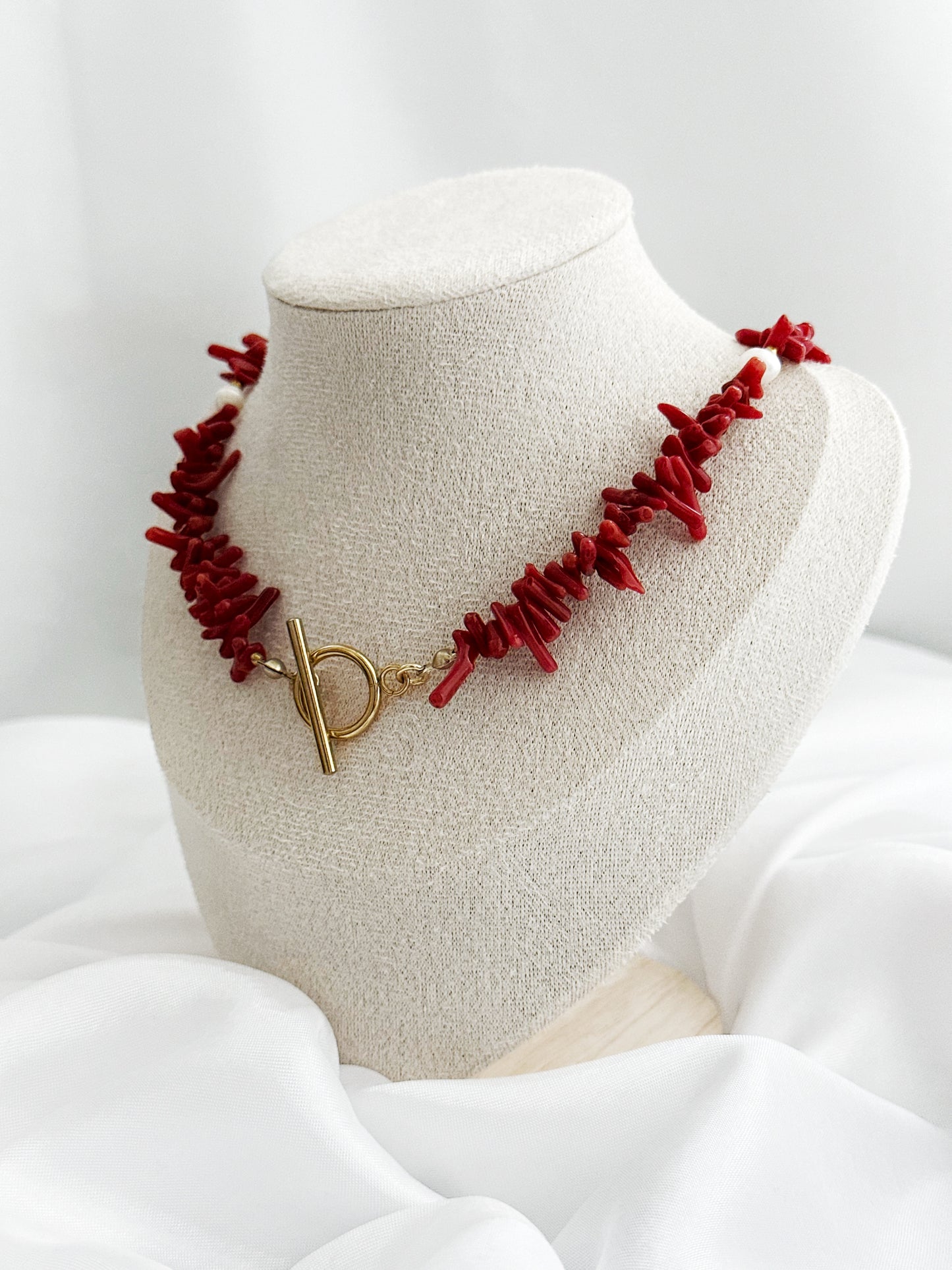 Coral Glow - Halskette