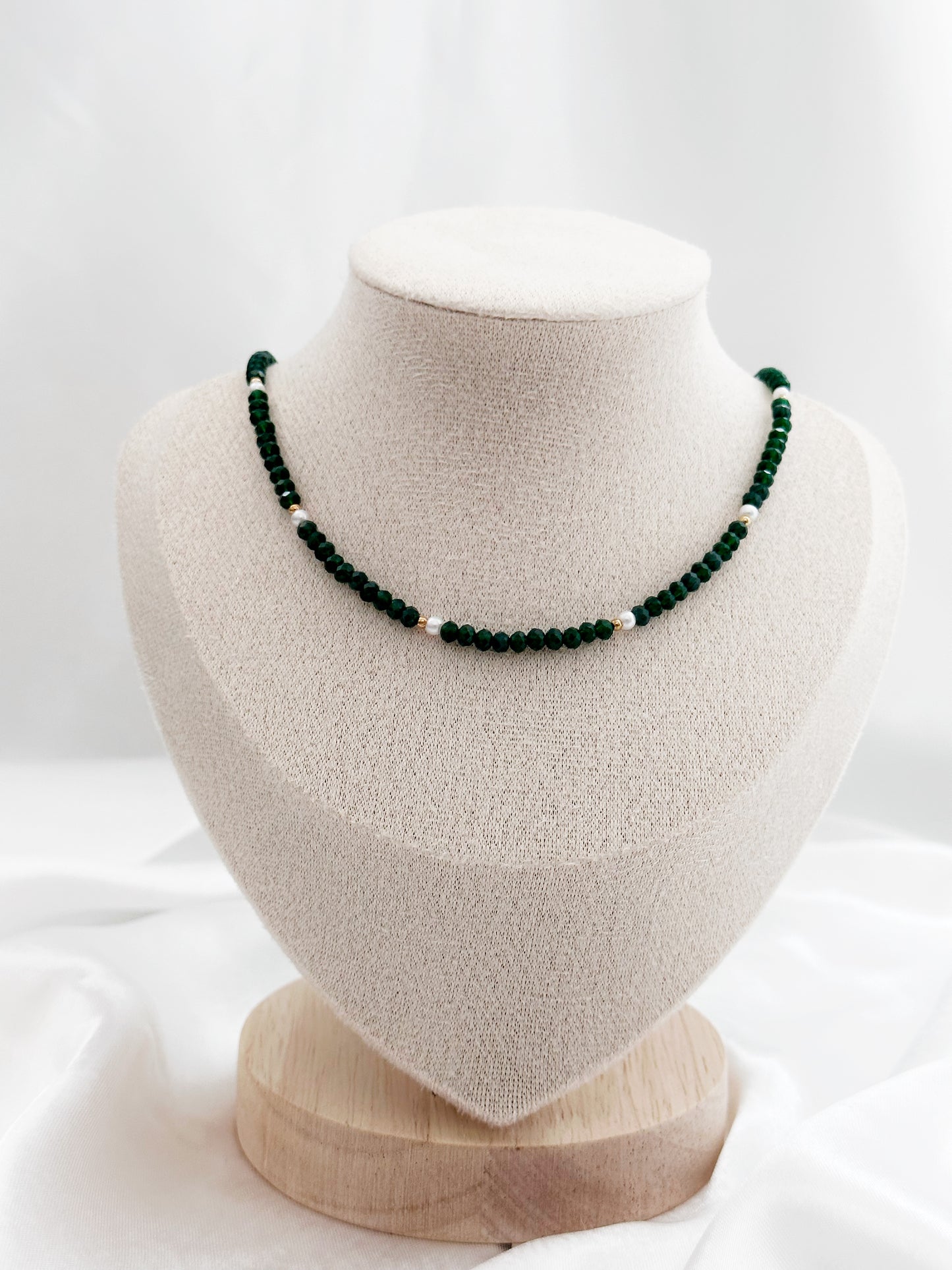 Celestial Glow - Kristallperlenkette