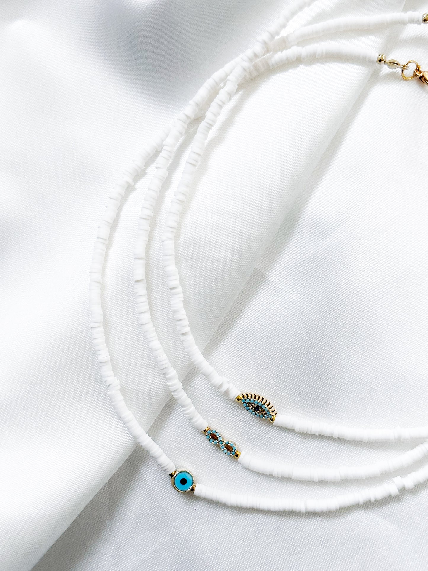 FimoGlow - Nazar & Infinity Charm Kette