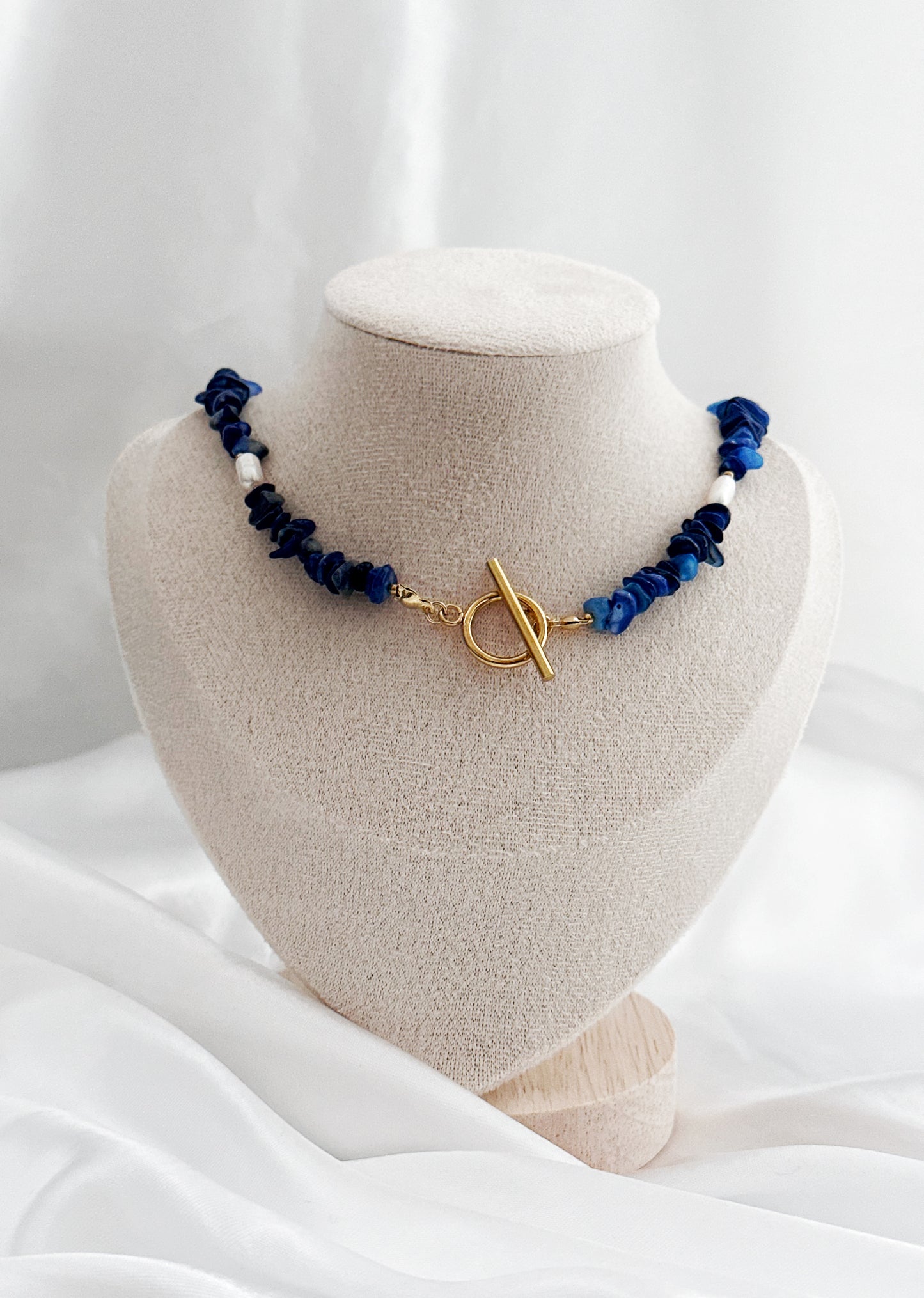 Azura - Lapislazuli Splitterkette