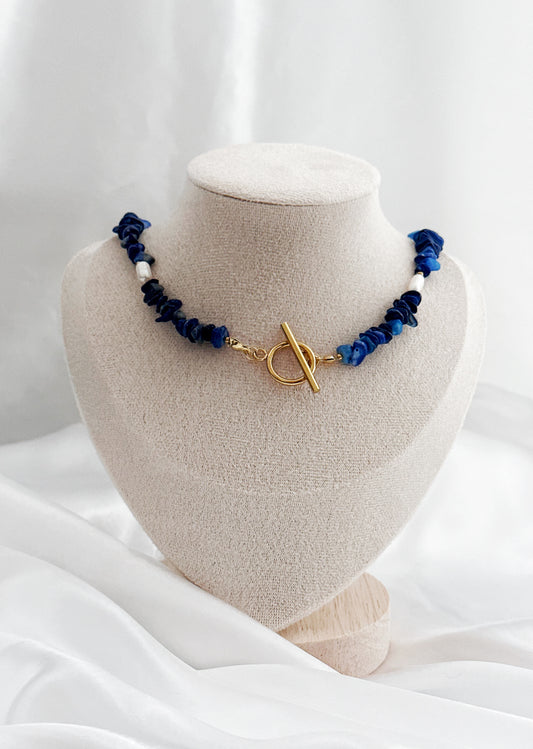 Azura - Lapislazuli Splitterkette