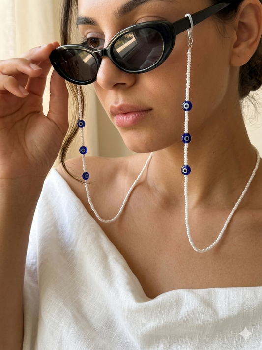 Nazar Elégance – Brillenkette mit Nazar Auge