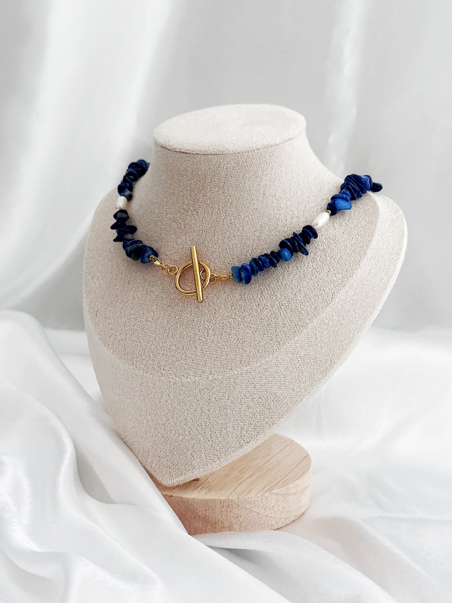 Azura - Lapislazuli Splitterkette