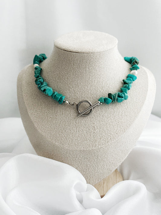 Aqua Pearl - Halskette