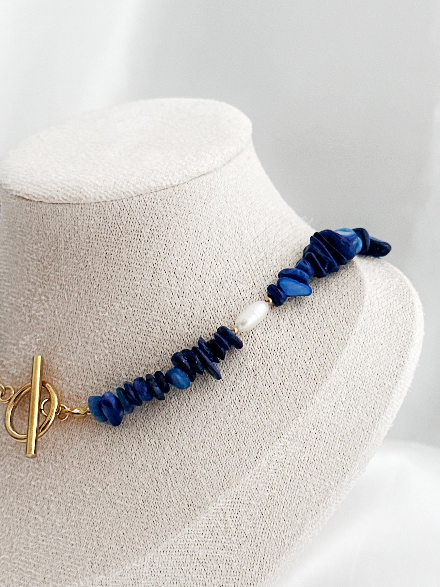 Azura - Lapislazuli Splitterkette