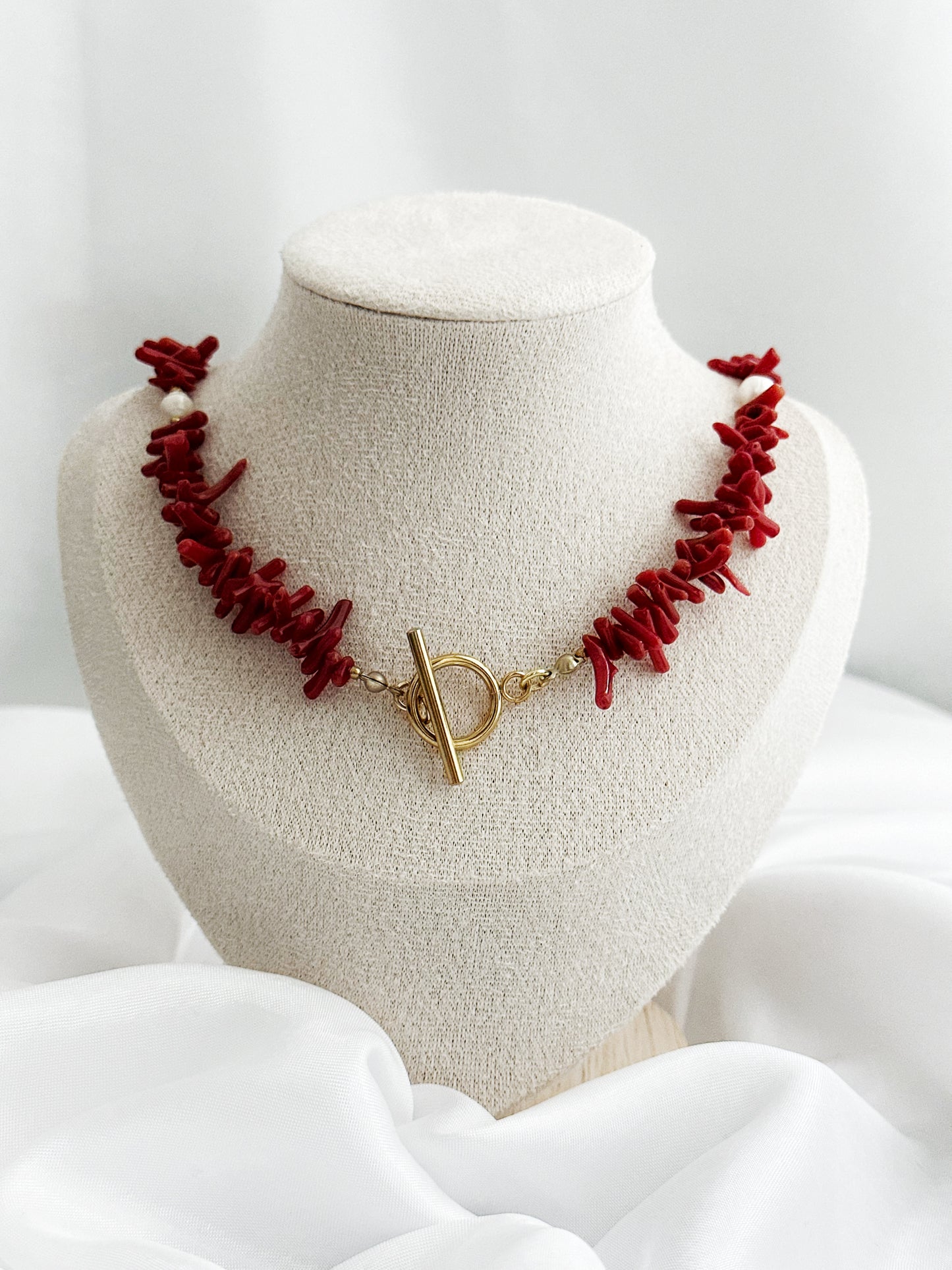 Coral Glow - Halskette
