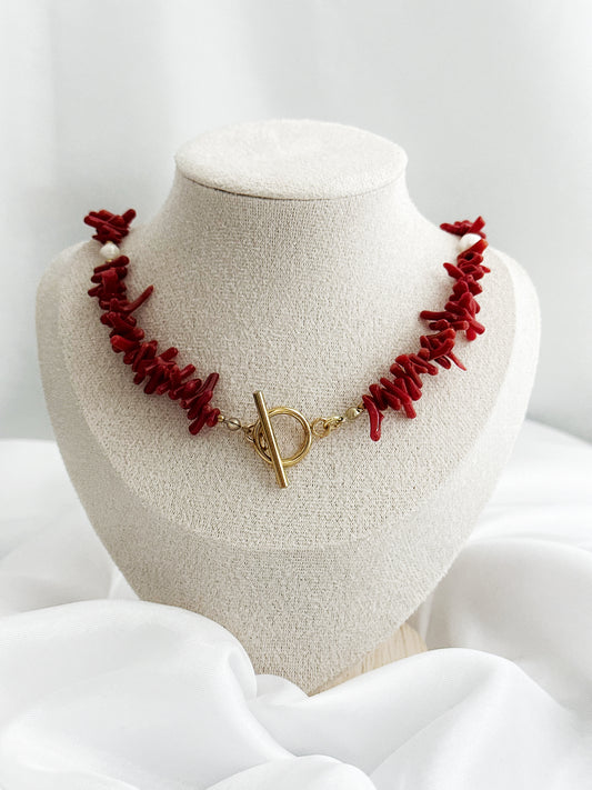 Coral Glow - Halskette